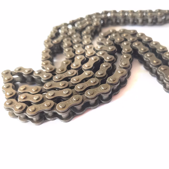 Trasmissione di potenza Catena a rulli di guida per carichi pesanti con nichelatura e zincatura precisa a passo corto (04